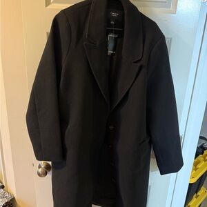 Torrid Classic Black Trench Coat